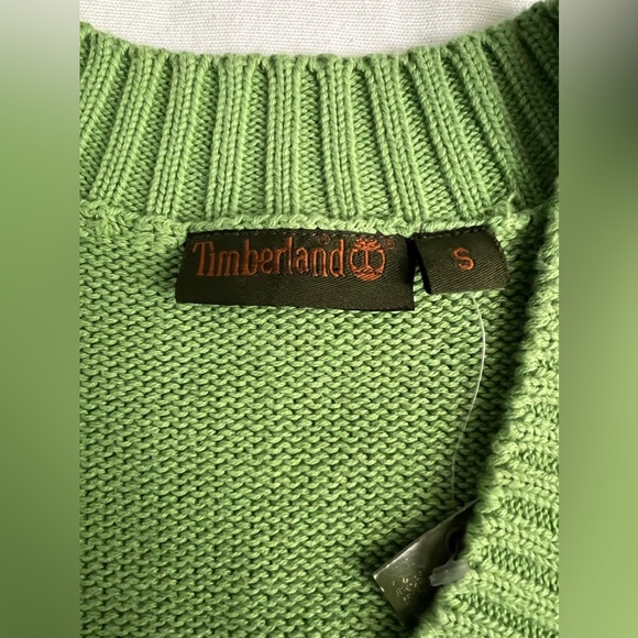 NWT Timberland Fitted V-Neck Sweater - Picture 4 of 6